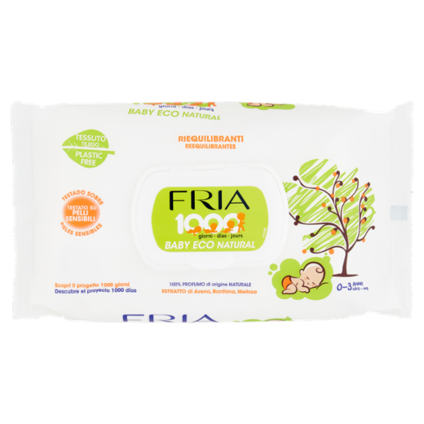 Fria Baby Eco Natural 1000 giorni 72 pz