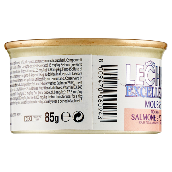 LeChat Excellence Adult Mousse Ricca in Salmone e Pollo 85 g