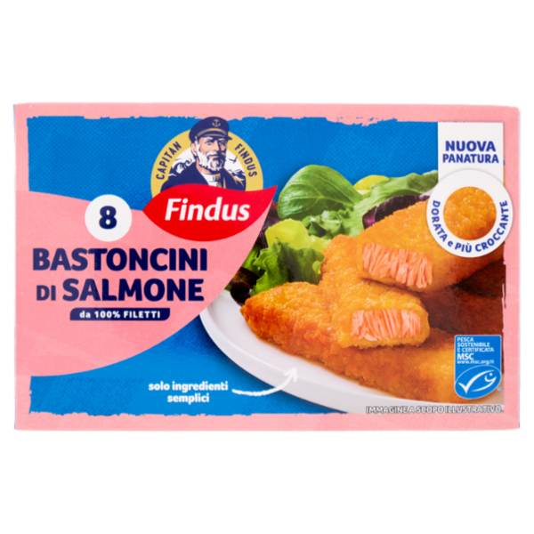 Capitan Findus 8 Bastoncini di Salmone 200 g