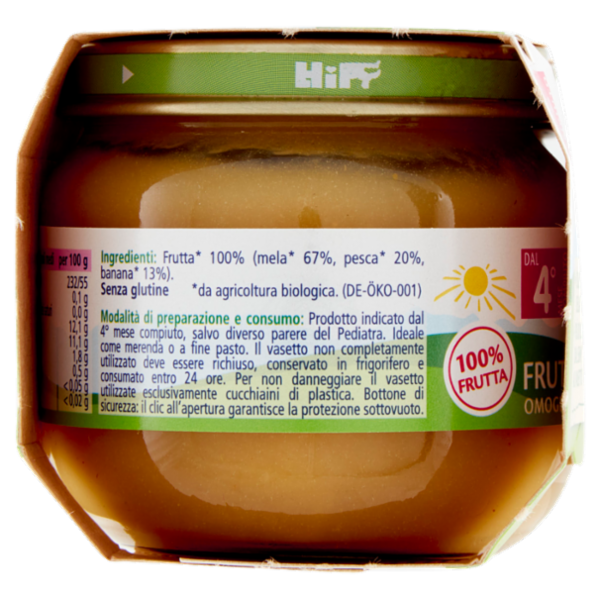 HiPP Biologico Frutta Mista Omogeneizzato 2 x 80 g