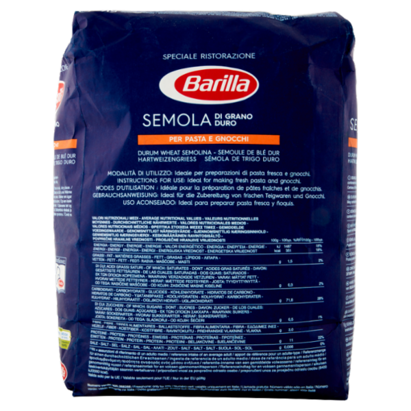 Barilla for Professionals Farina Semolino Catering Food Service 5kg