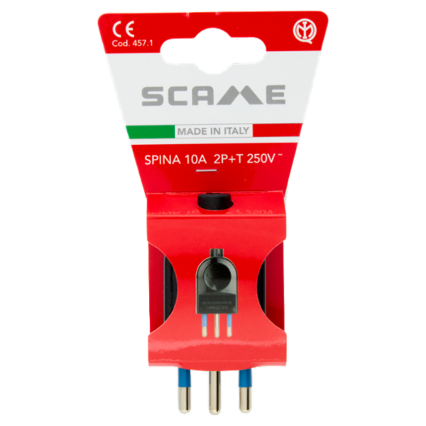 Scame Spina 10A 2P+T 250V
