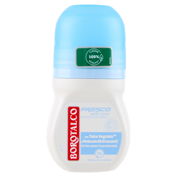 Borotalco Fresco Non-Stop Profumo Talcato Fresco Deo Roll On 50 ml
