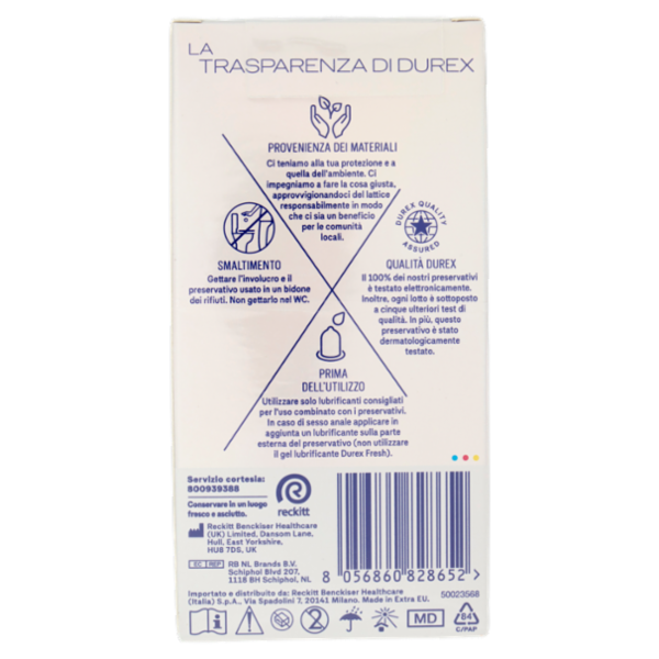 Durex Preservativi Invisible Ultra Sottili, 10 Profilattici