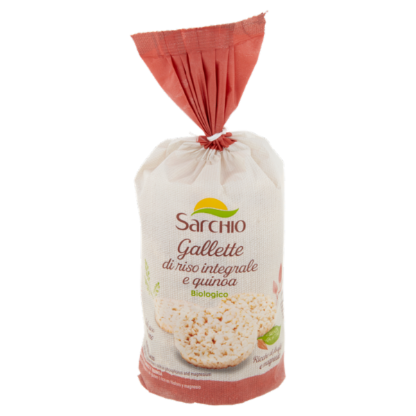 Sarchio Gallette di riso integrale e quinoa Biologica 100 g