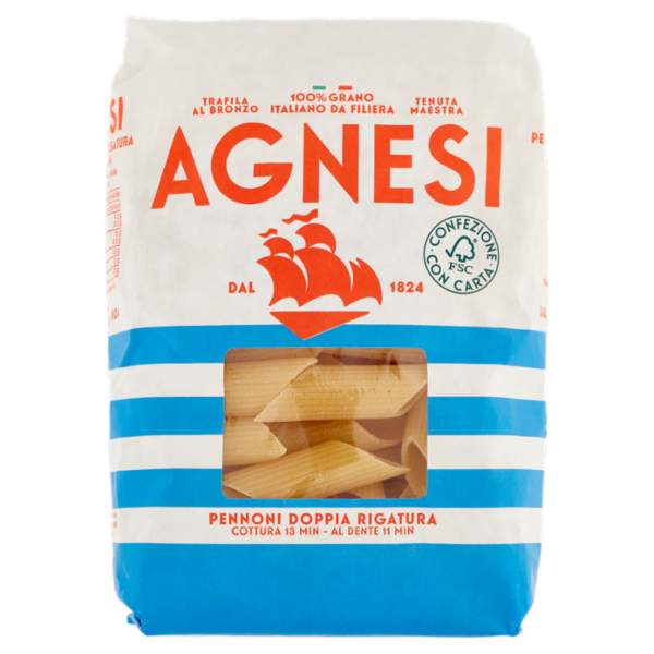 Agnesi Pennoni Doppia Rigatura 500 g