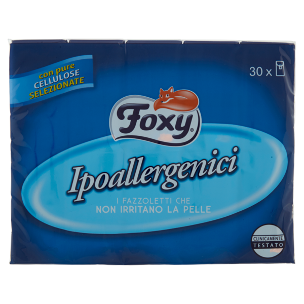 Foxy Ipoallergenici Fazzoletti 30 pz
