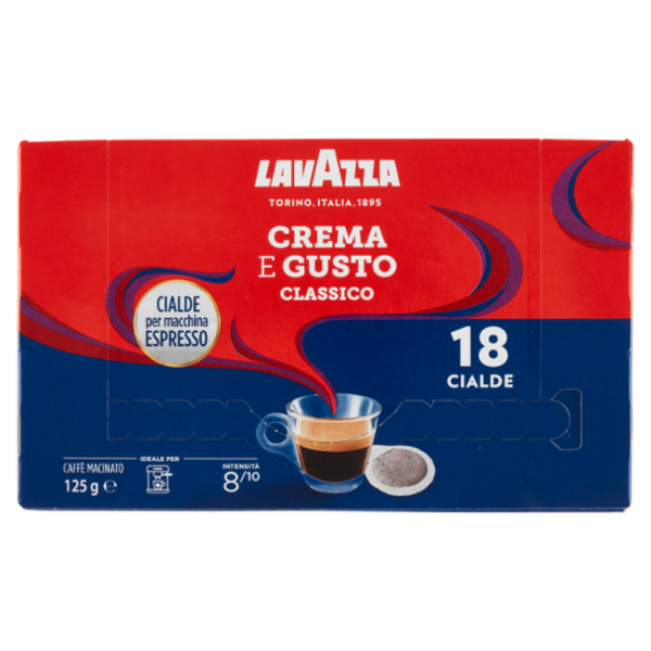 Lavazza Crema e Gusto Classico 18 Cialde 125 g