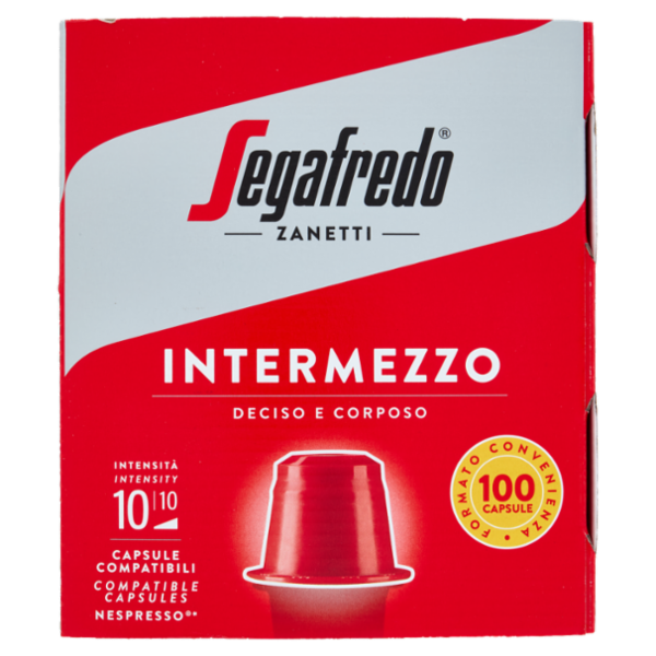 Segafredo Zanetti Intermezzo Capsule Compatibili Nespresso* 100 x 5,1 g