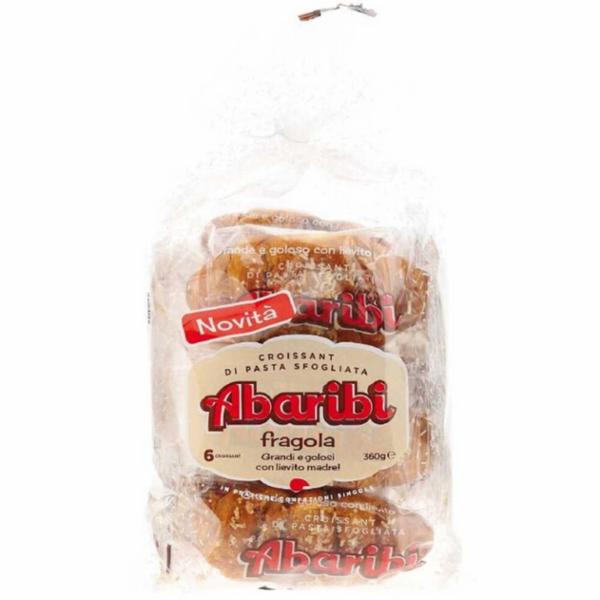 Abaribi Croissant Fragola 6 Pezzi 360g