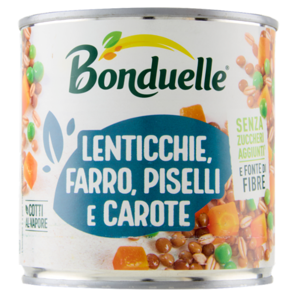 Bonduelle Lenticchie, Farro, Piselli e Carote 300 g