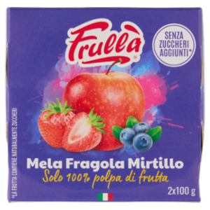 Frullà Mela Fragola Mirtillo Senza Zuccheri Aggiunti* 2 x 100 g