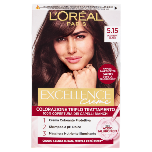 L'Oréal Paris Excellence Creme Colorazione Triplo Trattamento 5.15 Marron Glace