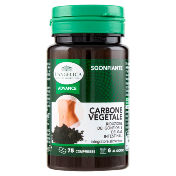 L'Angelica Advance Carbone Vegetale Compresse 75 x 850 mg