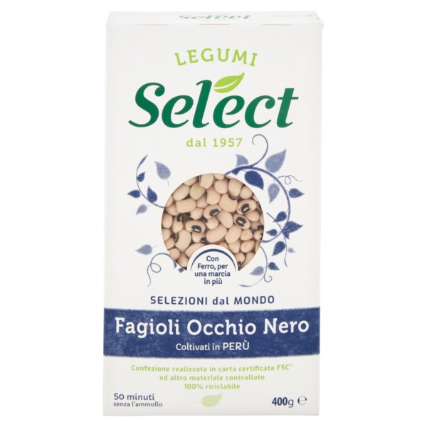 Select Selezioni dal Mondo Fagioli Occhio Nero 400 g
