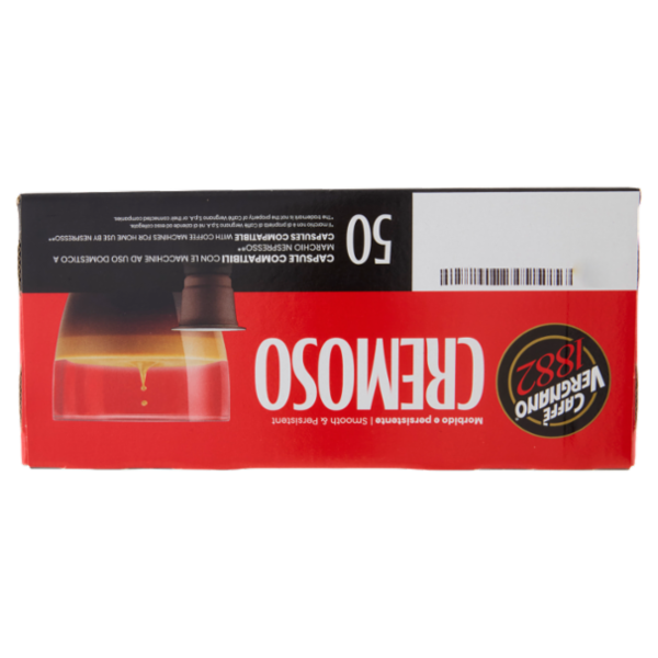 Caffè Vergnano 1882 Cremoso Capsule Compatibili Nespresso* 50 x 5 g