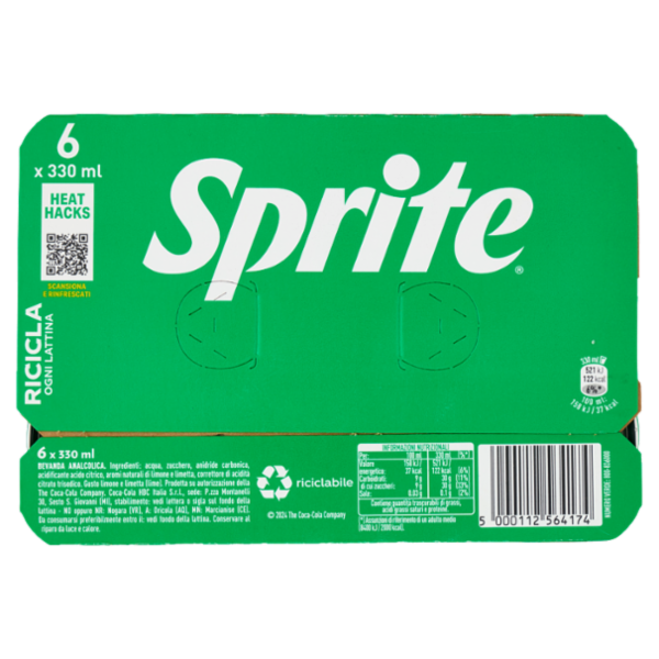 Sprite Can 6 x 33 cl