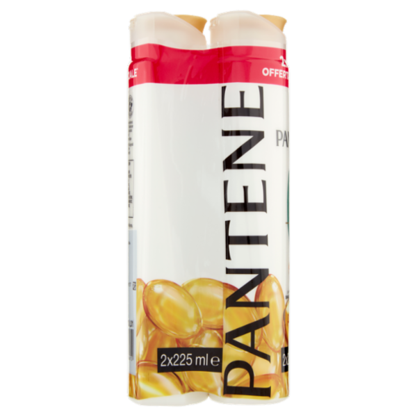 Pantene Pro-V 3in1 Shampoo+Balsamo+Trattamento Lisci Effetto Seta 2x225 ml