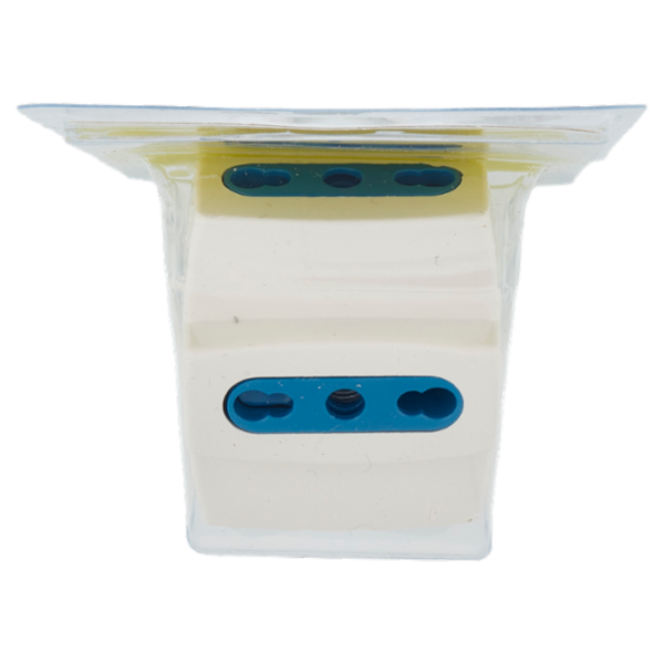 Selex Adattatore Multiplo Spina 16A + 3 Prese Bivalenti Bianco