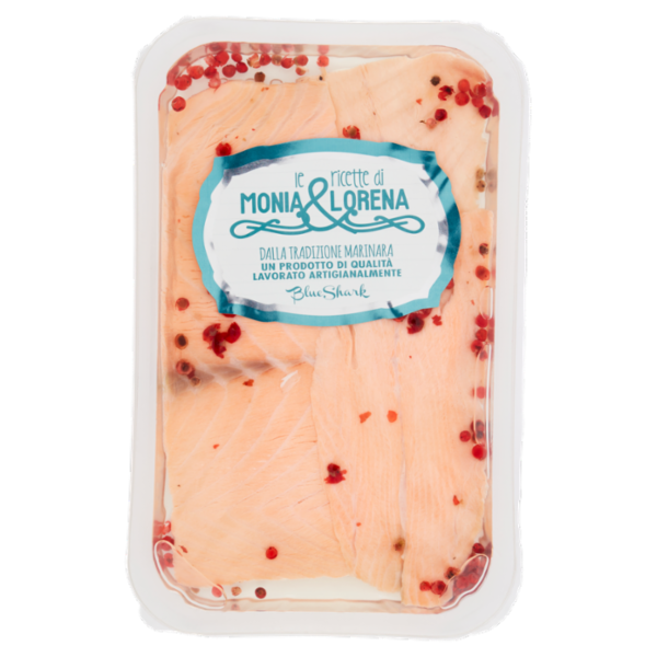 BlueShark le ricette di Monia & Lorena Salmone Marinato Sott'Olio 200 g