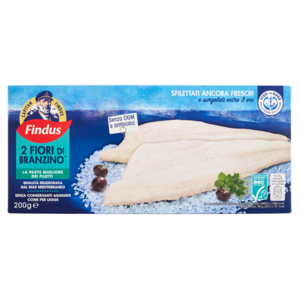 Capitan Findus 2 Fiori di Branzino 200 g