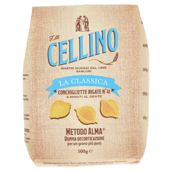 F.lli Cellino La Classica Conchigliette Rigate N°41 500 g
