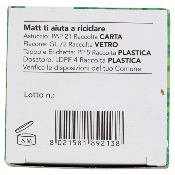 Matt olio Ricino Rinforzante Capelli - Ciglia - Sopracciglia - Unghie 100 ml