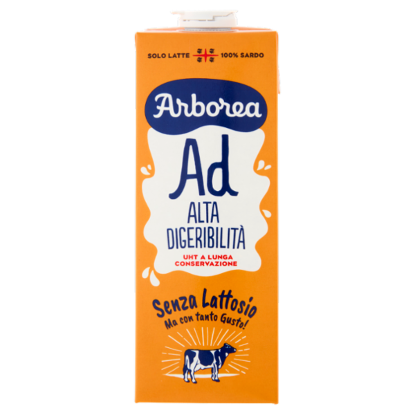 Arborea Ad Alta Digeribilità UHT a Lunga Conservazione Senza Lattosio 1000 ml
