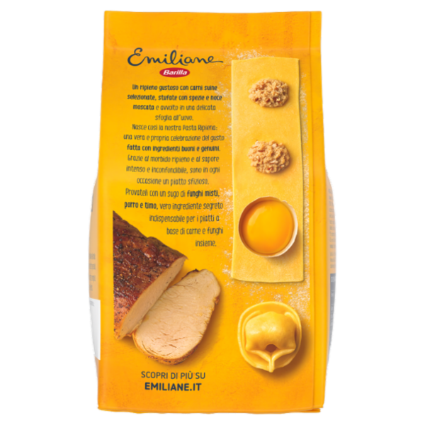 Barilla Emiliane Cappelletti Pasta all'Uovo ripiena con Carne 250 g