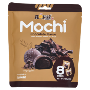 Royal Family Mochi Chocolate Flavor 8 Pieces 120 g
