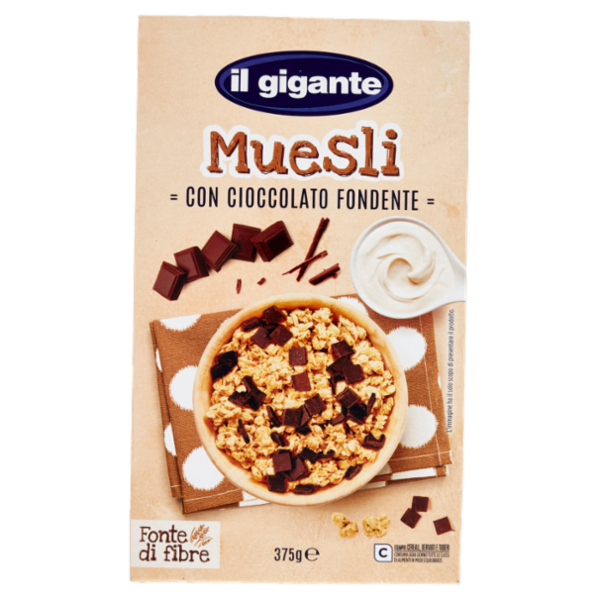 IL GIGANTE Muesli con Cioccolato Fondente 375 g