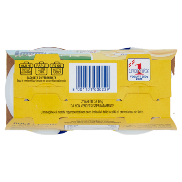 Centrale del latte Vicenza Yogurt Intero Frutta Frullata Banana 2 x 125 g