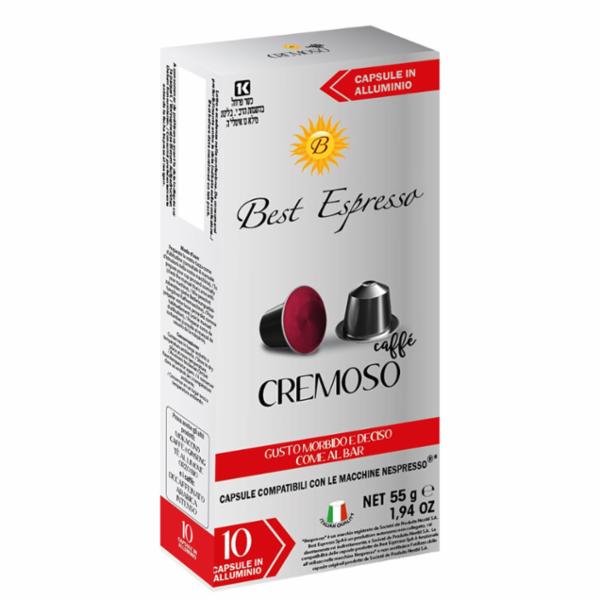 Best Espresso Caffe' Cremoso 10 Capsule compatibili Nespresso 55g