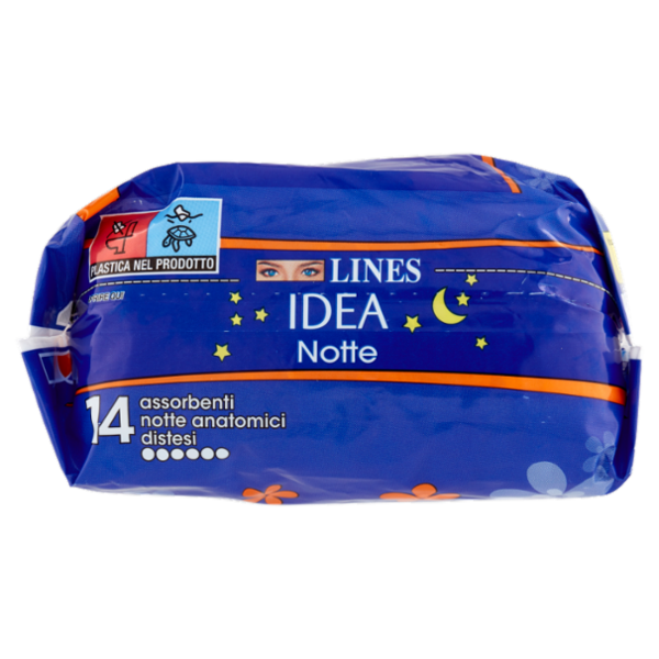 Lines Idea notte anatomico disteso 14 pz