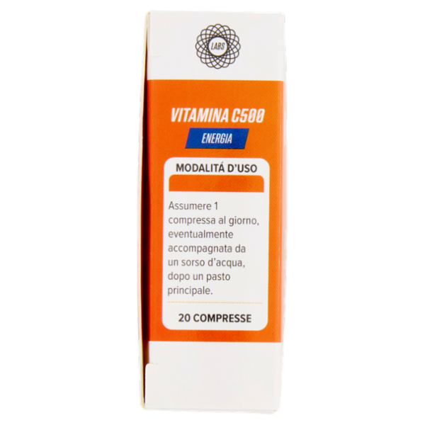 Greenwood Labs Vitamina C500 Energia 20 Compresse Masticabili 24 g