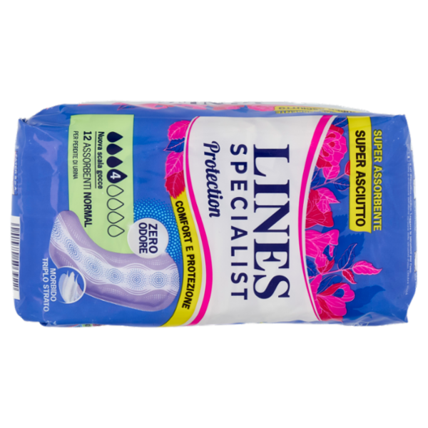 Lines Specialist Protection Assorbenti Normal 12 pz