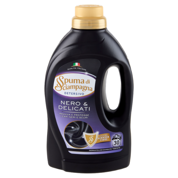 Spuma di Sciampagna Detersivo Nero & Delicati 1350 ml
