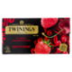Twinings Frutti Rossi Tè Nero aromatizzato alla Fragola, Ciliegia, Ribes Lampone 25 filtri The 50 g