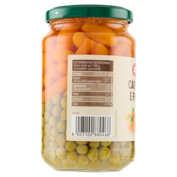 Selex Carotine e Piselli Lessati 360 g