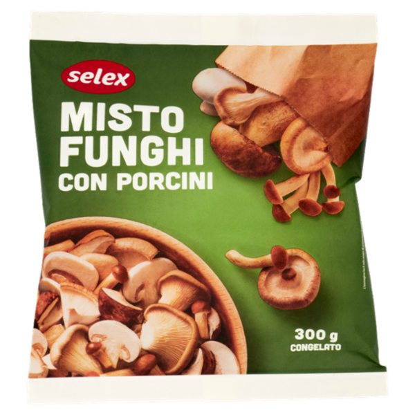 Selex Misto Funghi con Porcini Congelati 300 g
