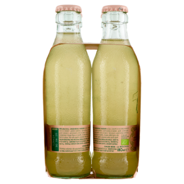 Tassoni Ginger Beer la Biologica 4 x 180 ml