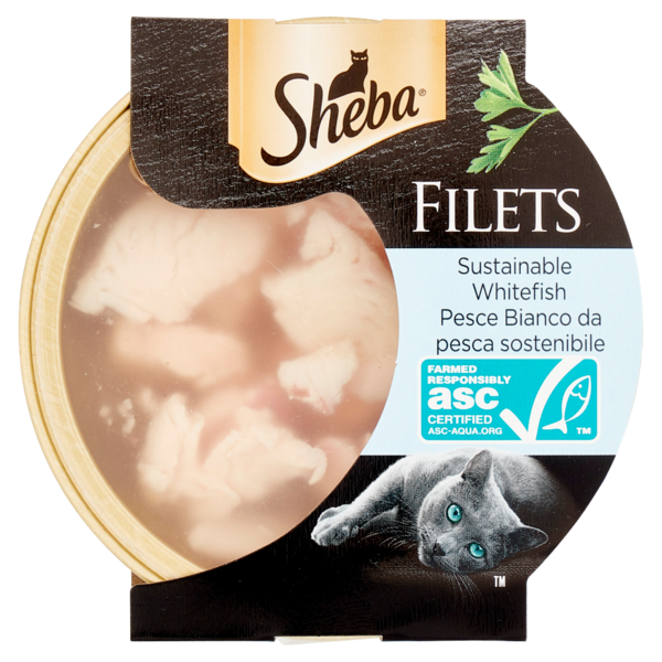 Sheba Filets Pesce Bianco da pesca sostenibile 60 g