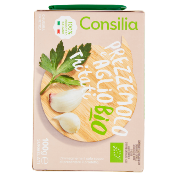 Consilia Prezzemolo e Aglio Tritati Surgelati Biologici 100 g