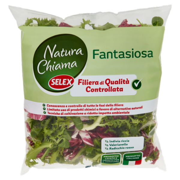 Selex Natura Chiama Insalata Fantasiosa Lavata e Pronta per il Consumo 200 g
