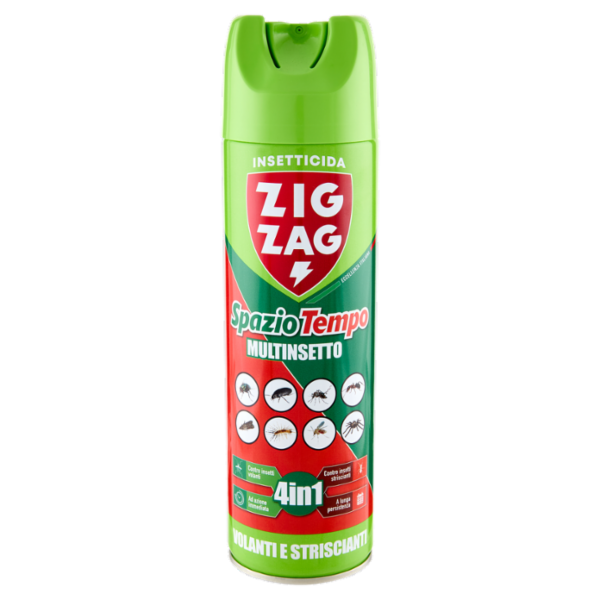 Zig Zag Insetticida Spazio Tempo Multinsetto Volanti e Striscianti 500 ml