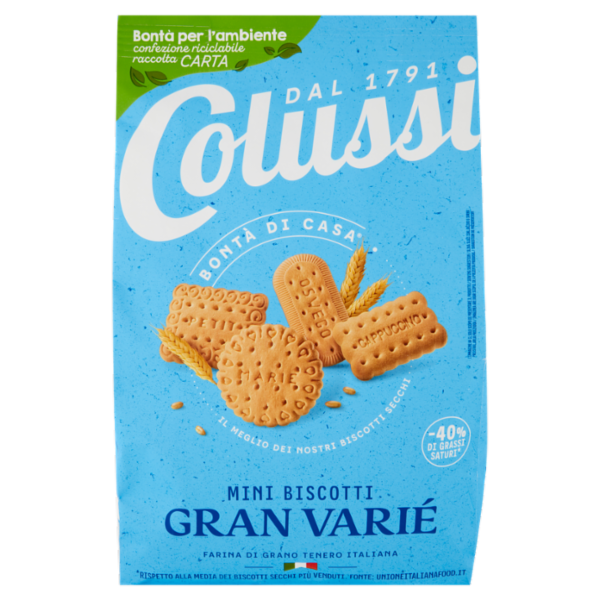 Colussi Mini Biscotti Gran Varié 650 g