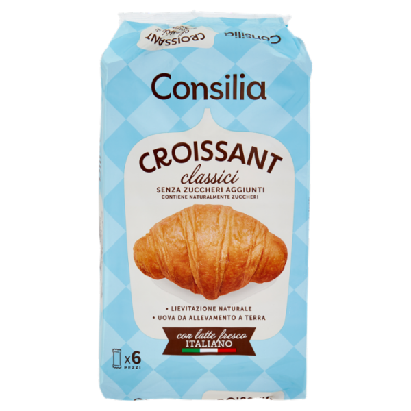 Consilia Croissant Classici Senza Zuccheri Aggiunti 6x40 g