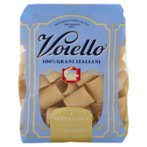 Voiello Pasta Il Pacchero N°123 Grani 100% Italiani Trafilata Bronzo 500g