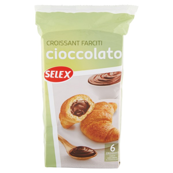 Selex Croissant con Crema al Cacao 6x45 g