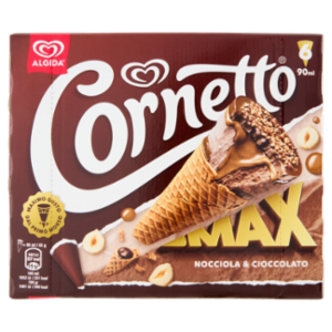 Cornetto Algida Max Nocciola & Cioccolato 6 Gelati 390 g